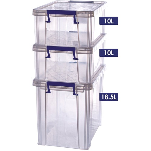 Fellowes Storage Case - Double Wall - Stackable - Polypropylene