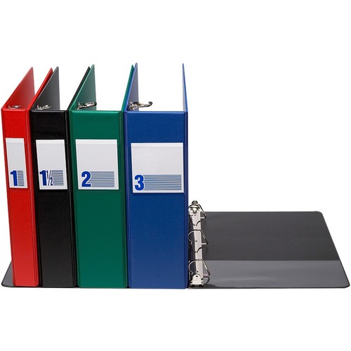 Davis Essential Binder (2300 Series) - 1 1/2" Binder Capacity - Round Ring Fastener(s) - Inside Front & Back Pocket(s) - Turquoise Blue - 544.3 g - Label Holder, Spine Label - 1 Each