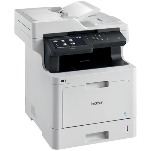 Brother MFC-L8905CDW Wireless Laser Multifunction Printer - Color - Copier/Fax/Printer/Scanner - 33 ppm Mono/33 ppm Color Print - 2400 x 600 dpi Print - Automatic Duplex Print - Up to 60000 Pages Monthly - Color Flatbed/ADF Scanner - 1200 dpi Optical Scan