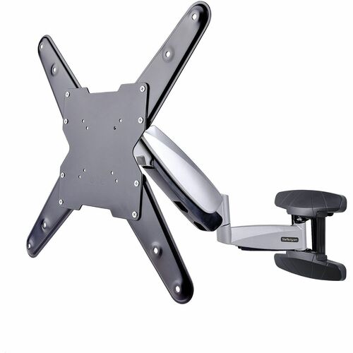 StarTech.com VESA TV Wall Mount, Adjustable Full Motion TV Wall Mount For 23"-55" Displays, Extendable/Tilting/Swivel TV Wall Mount - Spring-assisted height adjustable TV wall mount range 12.6in/32cm; Extendable arm range 23.4in/59.5cm - Tilting/swivel/fu