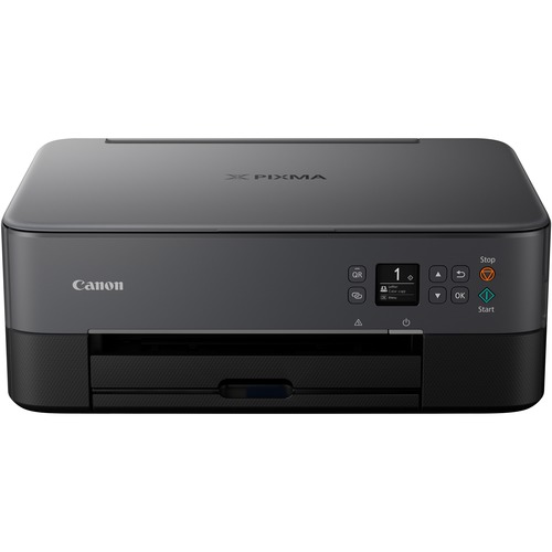 Canon TS6420BLK Wireless Inkjet Multifunction Printer - Color - Black - Copier/Printer/Scanner - 4800 x 1200 dpi Print - Automatic Duplex Print - Color Scanner - Wireless LAN - Wireless PictBridge - USB - For Photo Print - 1 Each