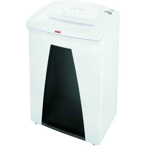 HSM SECURIO B32 - 1/16" x 5/8" - Continuous Shredder - Particle Cut - 11 Per Pass - for shredding Credit Card, Paper, Paper Clip, Staples - 0.063" x 0.625" Shred Size - P-5/T-5/E-4/F-2 - 12.20" Throat - 21.70 gal Wastebin Capacity - White