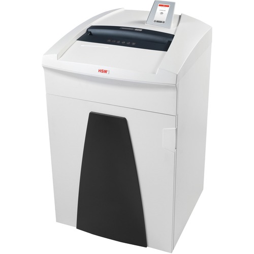 HSM Securio P40i Shredder - Continuous Shredder - Strip Cut - 60 Per Pass - for shredding Staples, Store Card, Paper, Paper Clip, Credit Card, CD, DVD, 3.5" Floppy Disk - 0.250" Shred Size - 40 gal Wastebin Capacity - White - TAA Compliant