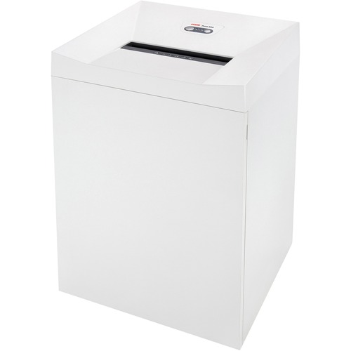 HSM Pure 830 Mobile Cross-cut Shredder - Continuous Shredder - Cross Cut - 49 Per Pass - for shredding Staples, Paper, Paper Clip, CD, DVD - 0.188" x 0.125" Shred Size - P-2 - 12.99" Throat - 39.60 gal Wastebin Capacity - White