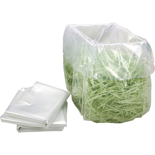 HSM 54-gallon Shredder Bags - 54 gal - 45" Height x 25" Width x 23" Depth - 50/Carton - Plastic - Clear