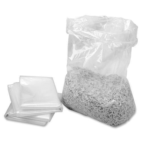 HSM 58 Gallon Shredder Bags - 58 gal - 44" Height x 21" Width x 17" Depth - 100/Roll - Plastic - Clear