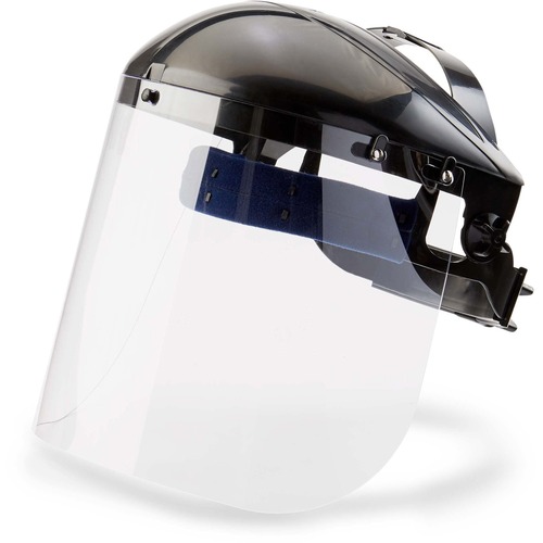 Honeywell Ratchet Style Face Shield - Recommended for: Face - Large Size - Airborne Particle, Debris, Flying Particle Protection - Headband, Adjustable Strap, Lightweight - 1 Each