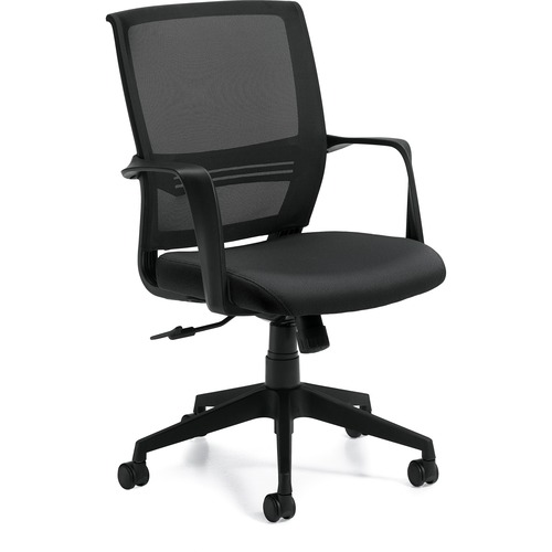 Offices To Go Safari Chair - Fabric Seat - Mid Back - Dance - Armrest