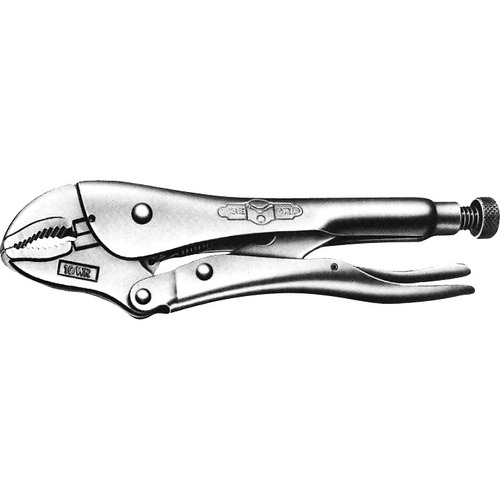 SCN IRWIN Vise-Grip Pliers with Wire Cutter, 10" Length, Curved Jaw - 10" (254 mm) Length - Curved Jaw - 1 Each -  - IRW502L3