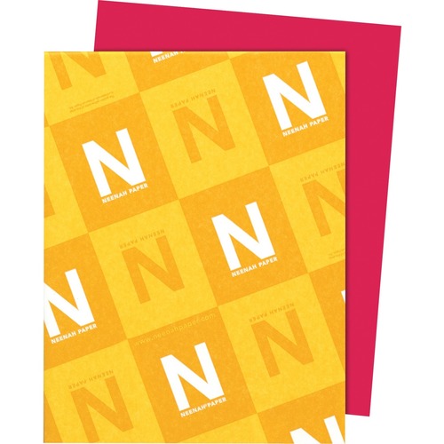 Spicers Astrobrights Colored Paper - Letter - 8 1/2" x 11" - 24 lb (10886.21688 g) Basis Weight - 89 g/m² Grammage - Smooth - Printable - Re-entry Red - 500 / Pack