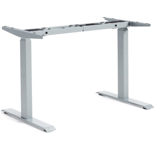 Offices To Go Ionic Quick Assembly Electric Height Adjustable Table Base Three Stage Tungsten - Finish: Tungsten