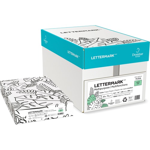 Spicers Lettermark Copy & Multipurpose Paper - Legal - 8 1/2" x 14" - 20 lb Basis Weight - Smooth - 500 / Pack - 500 Sheets - Sustainable Forestry Initiative (SFI) - Green