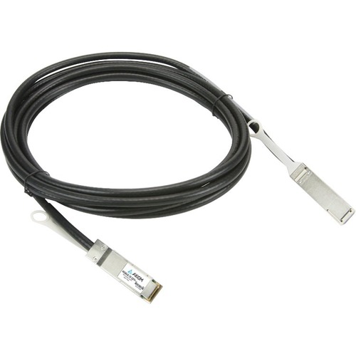 Axiom Twinaxial Network Cable - 3.3 ft Twinaxial Network Cable for Network Device, Router, Switch - First End: 1 x QSFP+ Network - Second End: 1 x SFP+ Network - 40 Gbit/s