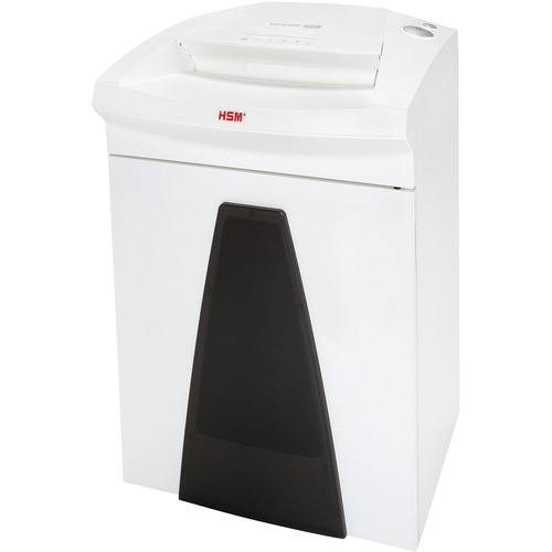 HSM SECURIO B26c L4 Micro-Cut Shredder - Continuous Shredder - Micro Cut - 13 Per Pass - for shredding Paper, Staples, Credit Card, Paper Clip - 0.563" x 0.063" Shred Size - P-4 - 13 ft/min - 12.20" Throat - 14.50 gal Wastebin Capacity - 580 W - White