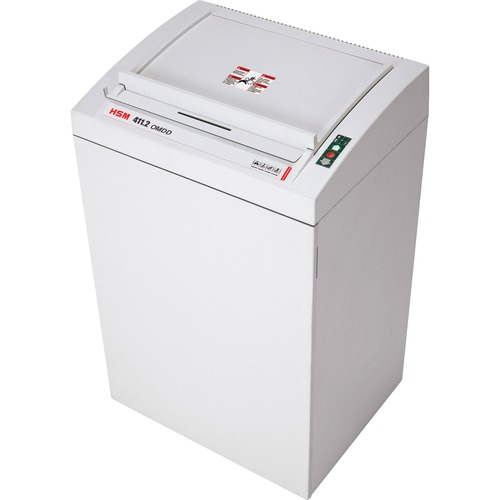 HSM 4112OMDD Shredder - Continuous Shredder - Cross Cut - 41 Per MinuteCD/DVD - for shredding CD, DVD, Blu-ray Disc, Credit Card, 3.5" Floppy Disk - 0.086" x 0.157" Shred Size - P-6 - 22 ft/min - 38.50 gal Wastebin Capacity - 2100 W - Beige