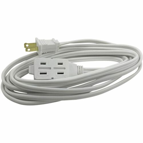 Exponent Microport Power Extension Cord - 125 V AC / 13 A - White - 6 ft Cord Length - 1