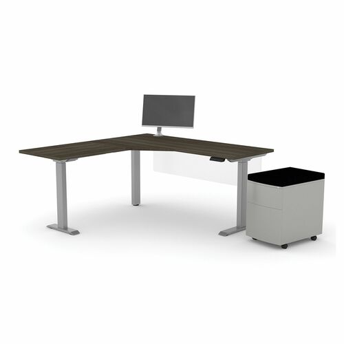 HDL Innovations Office Furniture Suite - Finish: Gray Dusk = HTW829796