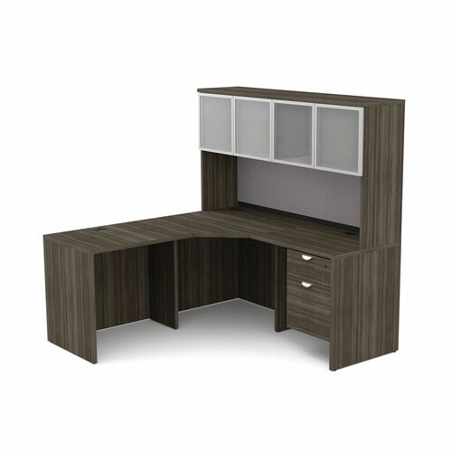 HDL Innovations Office Furniture Suite - Finish: Gray Dusk = HTW829787