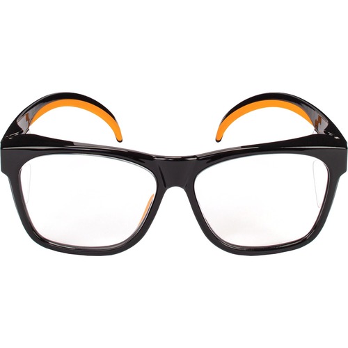 Kleenguard Maverick Safety Glasses - Recommended for: Eye - Anti-glare, Recyclable, Anti-scratch - UVA, UVB, UVC Protection - Polycarbonate - Orange, Black - 12 / Box