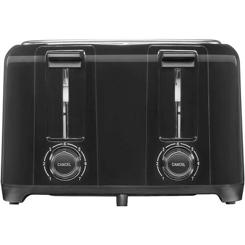 Proctor Silex Wide Slot 4-Slice (Black) Toaster