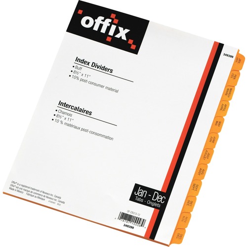 Intercalaires chamois Offix&reg; - Novexco