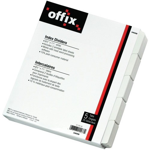 Intercalaires blancs Offix&reg; - OFFIX