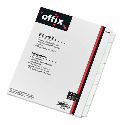 Intercalaires blancs Offix&reg; - OFFIX