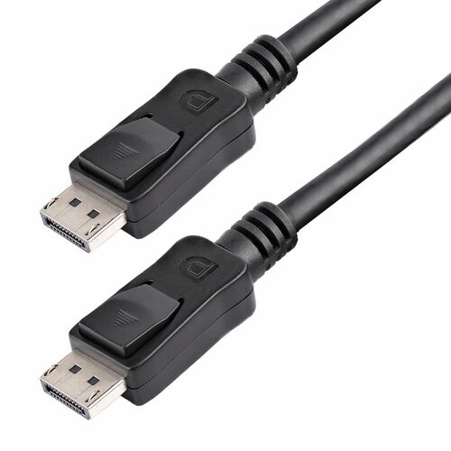 StarTech.com DisplayPort Audio/Video Cable - 10 ft DisplayPort A/V Cable for Audio/Video Device, Monitor - 21.6 Gbit/s - Supports up to 4096 x 2160 - Black = STC832126
