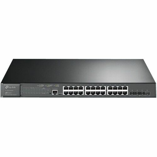 Commutateur Jetstream 24 ports Gigabit et 4 ports 10GE SFP+ L2+ g&eacute;r&eacute;s avec 24 ports PoE+ - TP-Link