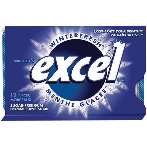 Excel Winterfresh Chewing Gum - Winterfresh - 12 / Box