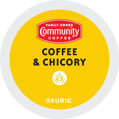 Community® Coffee K-Cup Coffee & Chicory - Compatible with Keurig Brewer, Keurig 2 Brewer - Medium - 24 / Box