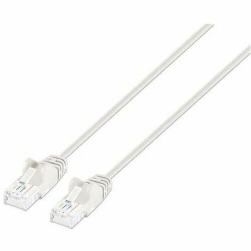 Intellinet Cat6a U/UTP Slim Network Patch Cable, 5 ft., White