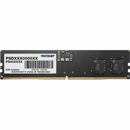 Patriot Memory Signature Line 8GB DDR5 SDRAM Memory Module - 8 GB (1 x 8GB) - DDR5 5200/PC5-41600 DDR5 SDRAM - 5200 MHz - CL42 - 1.10 V - Unbuffered - 288-pin - DIMM