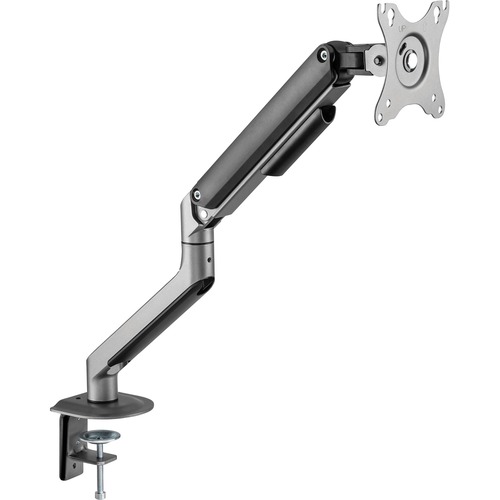 Horizon AEG-12HA Mounting Arm for Monitor, Flat Panel Display, Curved Screen Display - Silver, Black - Height Adjustable - 1 Display(s) Supported - 17" to 32" Screen Support - 8.98 kg Load Capacity - 75 x 75, 100 x 100 - VESA Mount Compatible