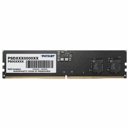 Patriot Memory Signature Line 16GB DDR5 SDRAM Memory Module - 16 GB (1 x 16GB) - DDR5-5600/PC5-44800 DDR5 SDRAM - 5600 MHz - CL46 - 1.10 V - On-die ECC - Unbuffered - 288-pin - DIMM