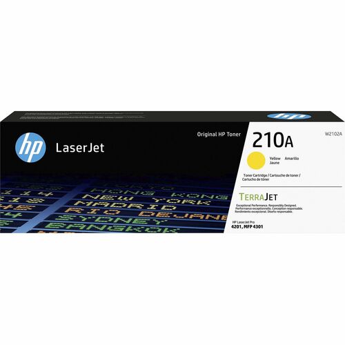 HP 210A Original Laser Toner Cartridge - Yellow - 1 Each - 1800 pages