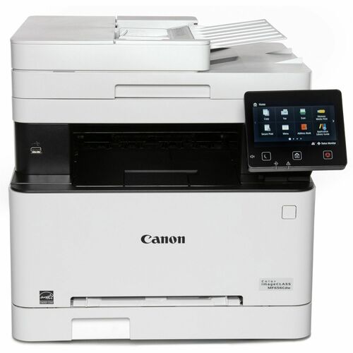 Canon imageCLASS MF656Cdw Wireless Laser Multifunction Printer - Color - White - Copier/Fax/Printer/Scanner - 22 ppm Mono/22 ppm Color Print - 1200 x 1200 dpi Print - Automatic Duplex Print - Color Flatbed Scanner - 600 x 600 dpi Optical Scan - Gigabit Et