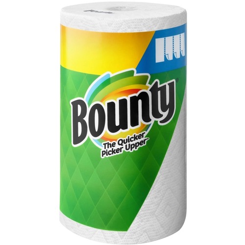 Bounty Select-A-Size Paper Towel - 2 Ply - 6" Width x 11" Length - 90 Sheets/Roll - 5" Roll Diameter - White - 6 / Pack