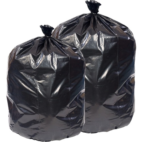 Pitt Plastics Eco?Strong Can Liners - 60 gal Capacity - 38" Width - 2 mil (51 Micron) Thickness - Black - Virgin Resin - Can - Recycled