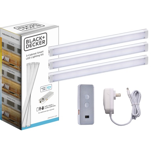 BLACK+DECKER Smart Under Cabinet Lighting Kit - Silver - 1 Each