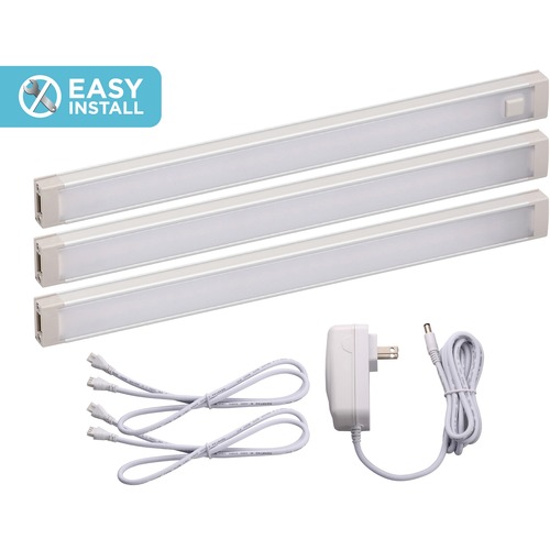 Bostitch LED Under Cabinet Lighting Kit - Gray - 1 Each