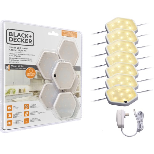 Bostitch LED Puck Light Kit - White - 1 Each