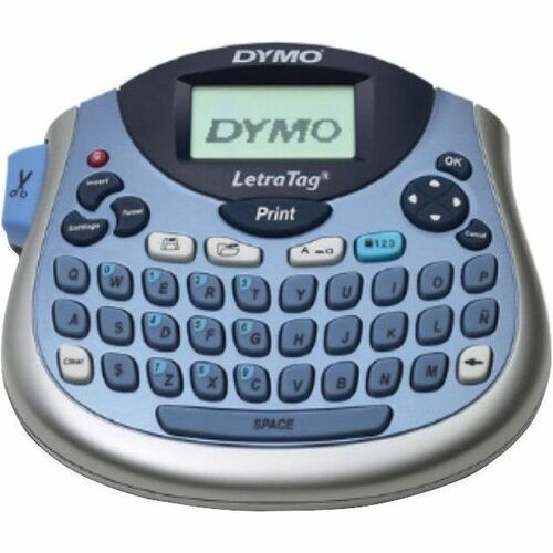 DYMO LetraTag Plus LT100T Label Maker - Direct Thermal - 160 dpi - Label, Tape - Battery - 4.0 Batteries Supported - AA - QWERTY