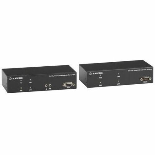 Black Box KVX Series KVM Extender Kit over CATx - DVI-D, USB 2.0, Serial, Audio, Local Video