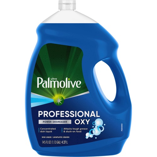 Palmolive Professional Dish Soap Oxy Degreaser - Concentrate - 145 fl oz (4.5 quart) - Phosphate-free, Paraben-free, Eco-friendly - Blue - 1 Each