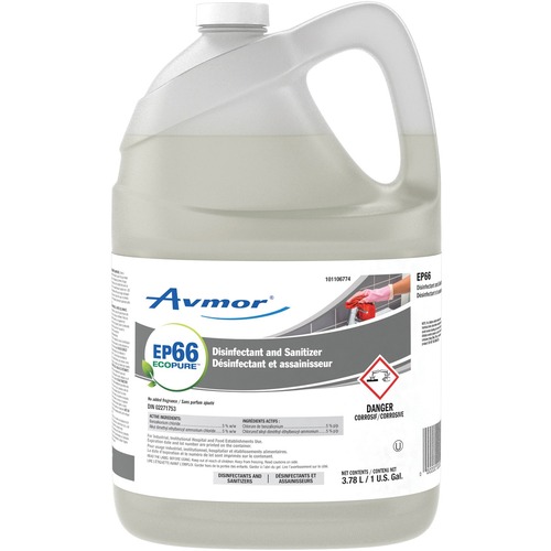 Diversey EP66 Disinfectant & Sanitizer - Liquid - 127.8 fl oz (4 quart)