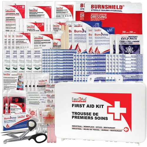 First Aid Central Restaurant and Food Service First Aid Kit - Metal Case