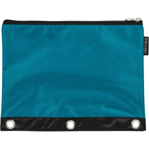 Merangue Standard 3 Ring Binder Pouch - 7.5" Height x 9.8" Width x 0.3" Depth - 3 x Holes - Ring Binder - Assorted - Nylon