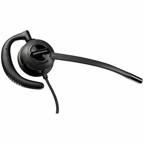 Poly EncorePro HW530 Quick Disconnect Headset - Mono - Mini-phone (3.5mm) - Wired - 20 Hz - 16 kHz - On-ear - Monaural - Ear-cup - 2.92 ft Cable - Omni-directional, Noise Cancelling Microphone - Black