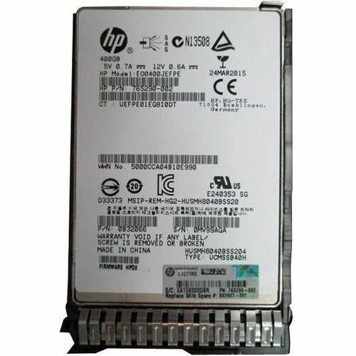 HPE Sourcing 400 GB Solid State Drive - 2.5" Internal - SAS (12Gb/s SAS) - Write Intensive